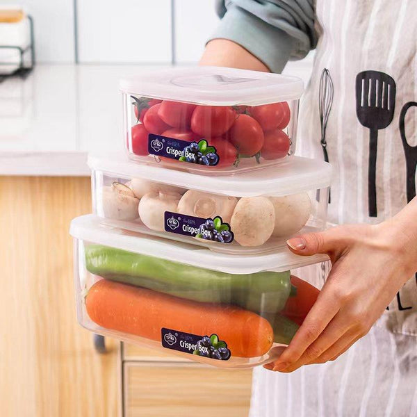 Multipurpose Clear Colour Plastic Storage Box Food Container Set of 3 Pcs 11.5*7 900 ml
13*7  1200 ml
15*7  1500 ml  (Ctn Box 48 units)
