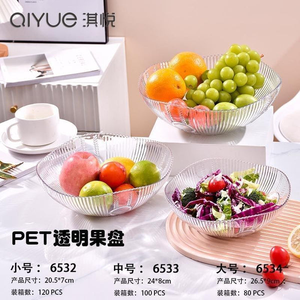 Acrylic Fruit and Salad Pasta Serving Bowl Fruit Plate 26.5*9 cm  (Ctn Box 80 units)