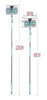 Multipurpose Adjustable Wet Dry Microfibre Mop Cleaner Wiper Sweeper 125x30 cm  (Ctn Box 60 units)