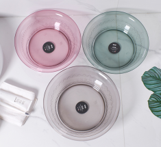 Coloured Plain Pattern Rectangular Plastic Fruit Bowl 353*121 cm (Ctn Box 30 units)