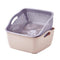 Multipurpose Plastic Laundry Storage Utility Basket 27 cm*26 cm*13 cm  (Ctn Box 50 units)