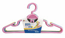 Colourful Plastic Wardrobe Cloth Hangers Pack of 6 Pcs 29*16.5 cm (Ctn Box 60 units)