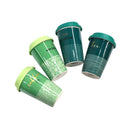 Bone China Ceramic Coffee Mug Decal Mug with Silicone Lid Abstract Print 400 ml (Ctn Box 48 units)
