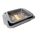 Mable Non Stick Bakeware Oven Pan Baking Tray Roasting Pan with Handle 26.5*23*4.7 cm 
416g (Ctn Box 50 units)