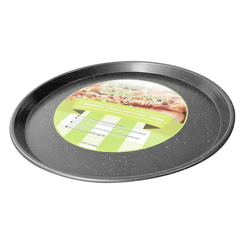 Marble Non Stick Bakeware Round Pizza Pan Baking Tray Flat Plate 29*27*1.7 cm 
370g (Ctn Box 50 units)