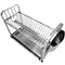 Kitchen Storage Metal Dish Rack 2 Tier Cutlery Storage Organizer 58*26*43 cm (Ctn Box 10 units)