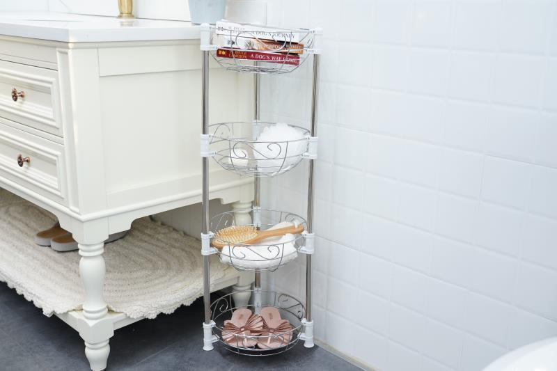 Kitchen Storage Corner Kitchen Shelf Organizer 81.5*28.5*28.5 cm (Ctn Box 12 units)