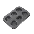 Non Stick 6 Slot Cup Cake Muffins Baking Mould/Tray (Ctn Box 100 units)