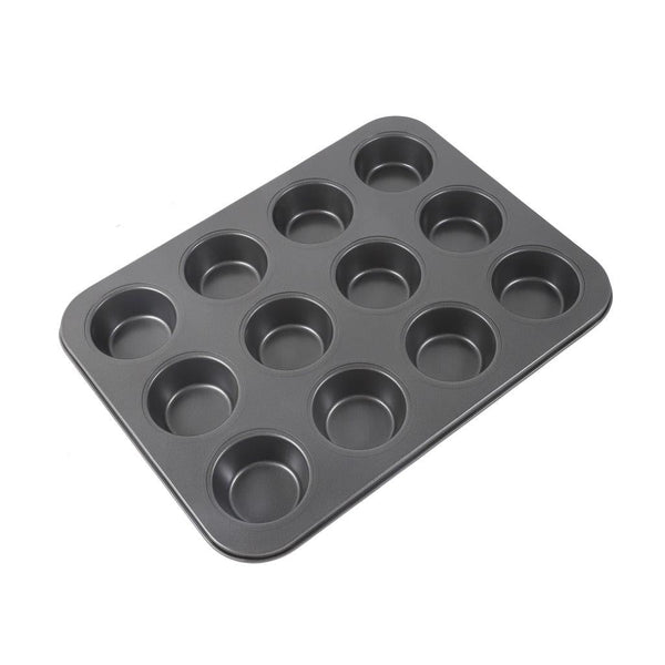 Non Stick 12 Slot Cup Cake Muffins Baking Mould/Tray (Ctn Box 60 units)