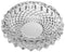 Crystal Cut Modern Clear Round Glass Ashtray (Ctn Box 48 units)