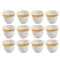 Ceramic Coffee Cawa Shafee Cup Set of 12 Pcs Abstract Design 6.5*5 cm 75 ml (Ctn Box 24 units)