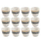 Ceramic Coffee Cawa Shafee Cup Set of 12 Pcs Abstract Design 6.5*5 cm 75 ml (Ctn Box 24 units)
