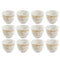 Ceramic Coffee Cawa Shafee Cup Set of 12 Pcs Abstract Design 6.5*5 cm 75 ml (Ctn Box 24 units)