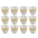 Ceramic Coffee Cawa Shafee Cup Set of 12 Pcs Set 80 ml (Ctn Box 24 units)