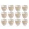 Ceramic Coffee Cawa Shafee Cup Set of 12 Pcs Abstract Design 6.5*5 cm 75 ml (Ctn Box 24 units)