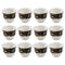 Ceramic Coffee Cawa Shafee Cup Set of 12 Pcs Abstract Design 6.5*5 cm 75 ml (Ctn Box 24 units)