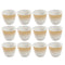 Ceramic Coffee Cawa Shafee Cup Set of 12 Pcs Abstract Design 6.5*5 cm 75 ml (Ctn Box 24 units)