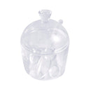 Acrylic Sugar Pot Condiment Seasoning Jar (Ctn Box 96 units)