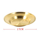 Gold Plated Stainless Steel Salad Bowl Serving Bowl Mixing Bowl 17 cm (Ctn Box 200 units)