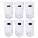 Premium Lead Free Glass Tumblers Set of 6 Pcs (Ctn Box 8 units)