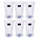 Premium Lead Free Glass Tumblers Set of 6 Pcs (Ctn Box 8 units)