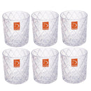 Premium Lead Free Glass Tumblers Set of 6 Pcs 320 ml (Ctn Box 8 units)