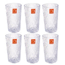 Premium Lead Free Glass Tumblers Set of 6 Pcs 335 ml (Ctn Box 6 units)