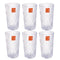 Premium Lead Free Glass Tumblers Set of 6 Pcs 335 ml (Ctn Box 6 units)