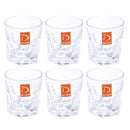 Premium Lead Free Glass Tumblers Set of 6 Pcs 165 ml (Ctn Box 12 units)
