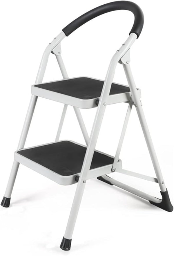 Kitchen Ladder Folding 2 Step Stool with Wide Anti-Slip Pedal (Ctn Box 4 units)