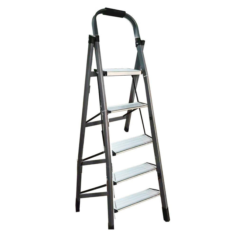 Folding Ladder 5 Tier Stool Portable Non-slip Home Kitchen Step Stool (Ctn Box 6 units)