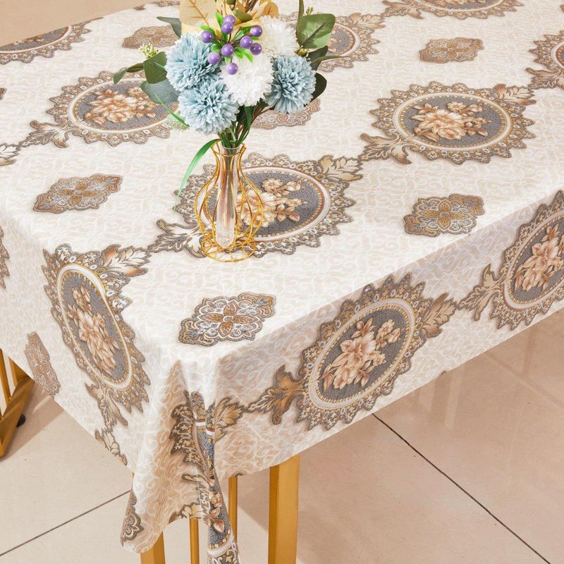 Premium Abstract Design PVC Table Cloth Table Cover Protector 1.37*20 m (Ctn Box 40 units)