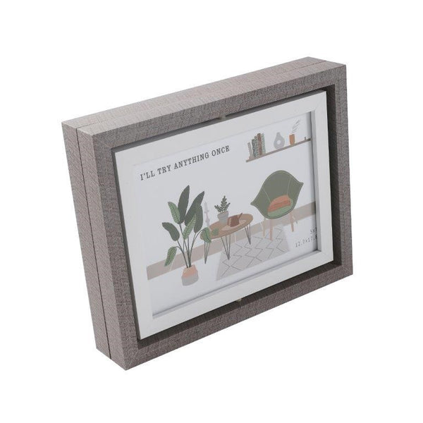 Home Decor Elegant Desktop Square Photo Frame 5*7inch  (Ctn Box 24 units)