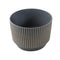 Plastic Grey Plant Caddy Flower Pot Planter Set of 2 34*23/30*21 cm (Ctn Box 10 units)