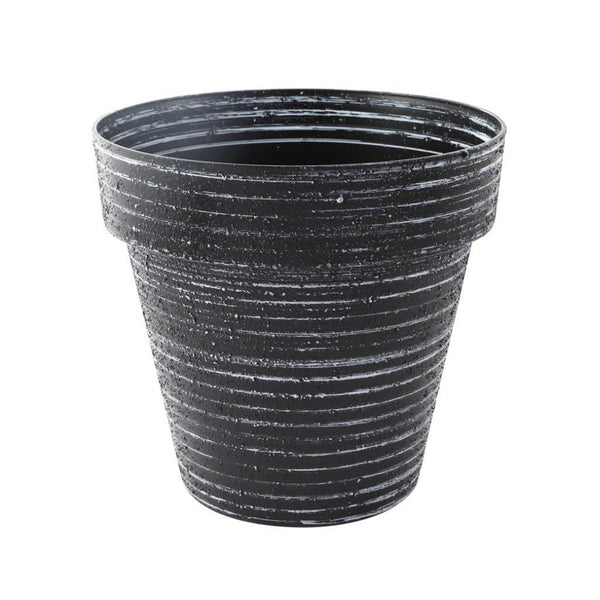 Plastic Black Plant Caddy Flower Pot Planter 28*26 cm (Ctn Box 30 units)