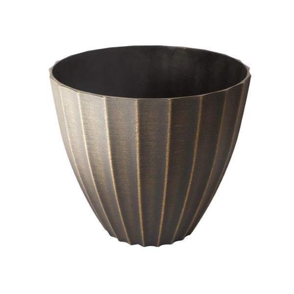 Plastic Golden Plant Caddy Flower Pot Planter 30*27 cm (Ctn Box 24 units)
