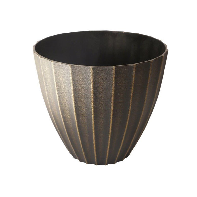 Plastic Golden Plant Caddy Flower Pot Planter 40*35.5 cm (Ctn Box 10 units)