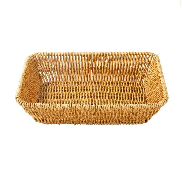 Handmade Wicker Basket Rattan Fruit Basket 28*20.5*7  (Ctn Box 48 units)