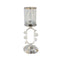 Elegant Glass Craft Metal Candleholder Wedding Table Centrepiece 38 cm (Ctn Box 12 units)
