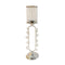 Elegant Glass Craft Metal Candleholder Wedding Table Centrepiece 51 cm (Ctn Box 12 units)