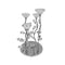 Elegant Glass Craft Metal Candleholder Wedding Table Centrepiece 20*34 cm (Ctn Box 12 units)
