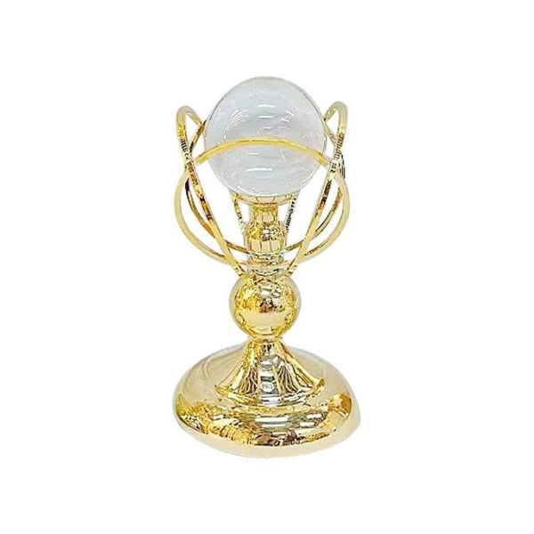 Elegant Metal Craft Glass Sphere Wedding Table Centrepiece 13*24 cm (Ctn Box 12 units)
