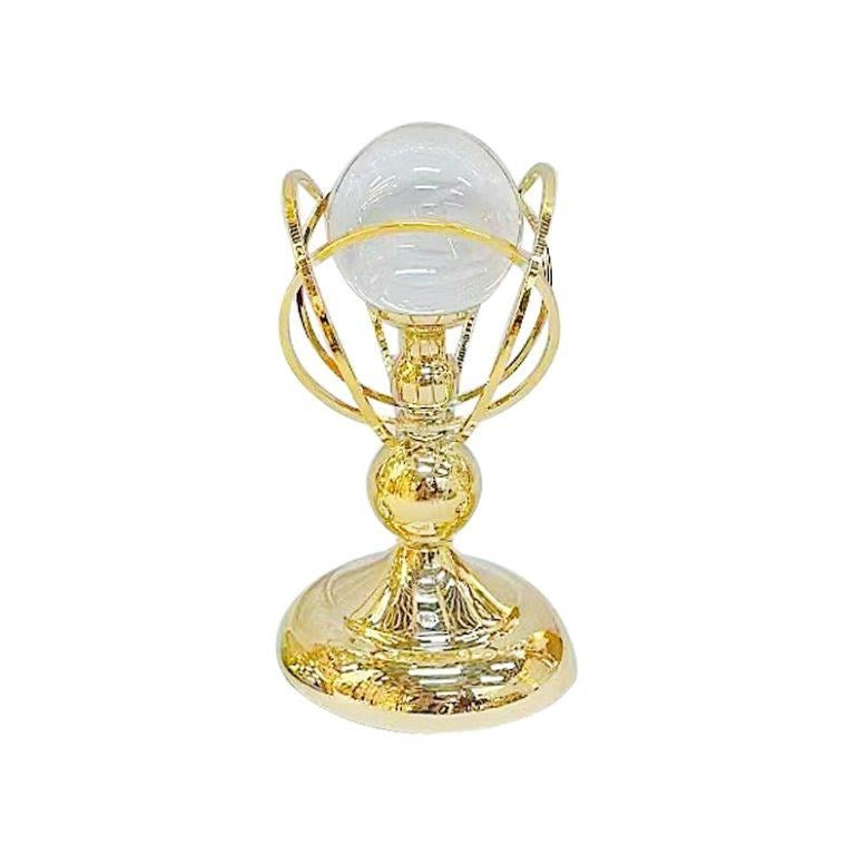 Elegant Metal Craft Glass Sphere Wedding Table Centrepiece 13*24 cm (Ctn Box 12 units)