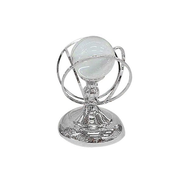Elegant Metal Craft Glass Sphere Wedding Table Centrepiece 13*19 cm (Ctn Box 24 units)