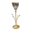 Elegant Glass Craft Metal Candleholder Wedding Table Centrepiece 13*44 cm (Ctn Box 12 units)