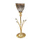 Elegant Glass Craft Metal Candleholder Wedding Table Centrepiece 13*44 cm (Ctn Box 12 units)