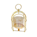 Elegant Glass Craft Metal Candleholder Wedding Table Centrepiece 15*27 cm (Ctn Box 24 units)