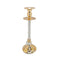 Elegant Glass Craft Metal Candleholder Wedding Table Centrepiece 12*19 cm (Ctn Box 24 units)