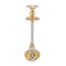 Elegant Metal Craft Glass Sphere Wedding Table Centrepiece 12*24 cm (Ctn Box 24 units)