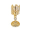 Engraved Design Elegant Metal Candleholder Wedding Table Centrepiece  15*33 cm (Ctn Box 12 units)